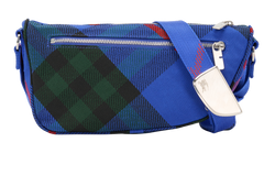 Small Shield Messenger, Canvas, Blue, 300, DB, 3*